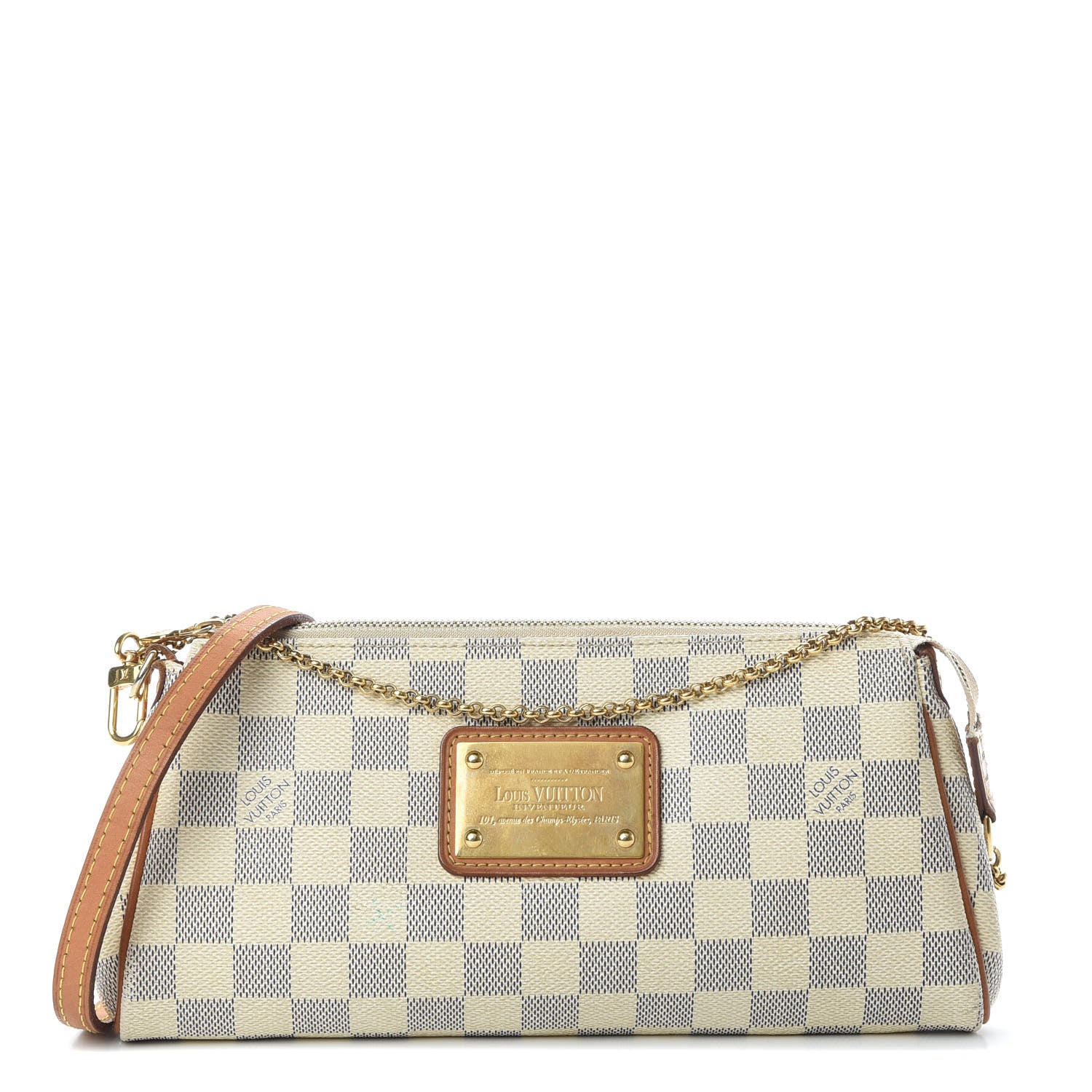 Louis Vuitton Damier Azur Eva Clutch 1 of 15
