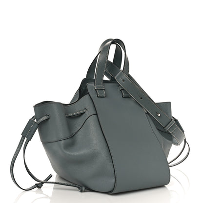 Loewe Grained Calfskin Small Hammock Shoulder Bag Blue 3 of 8