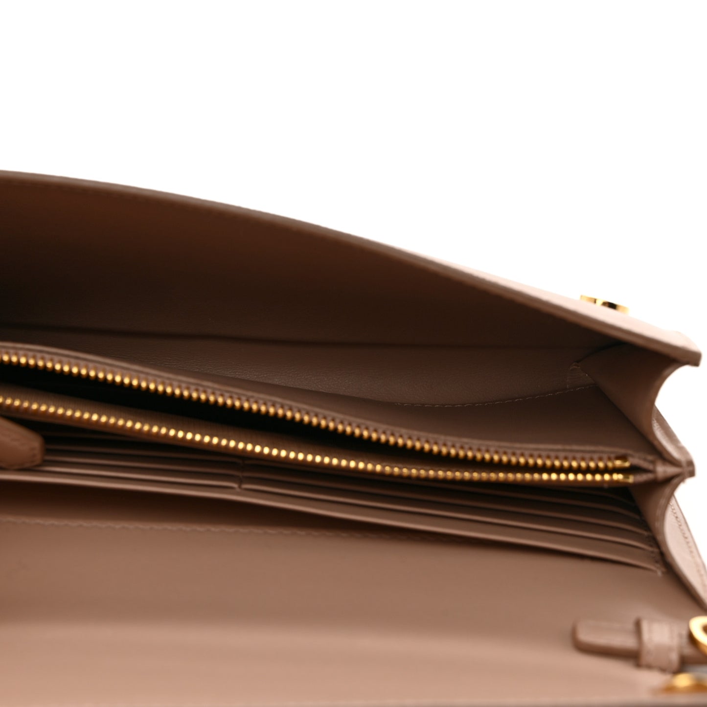 Saffiano Wallet With Shoulder Strap Cipria