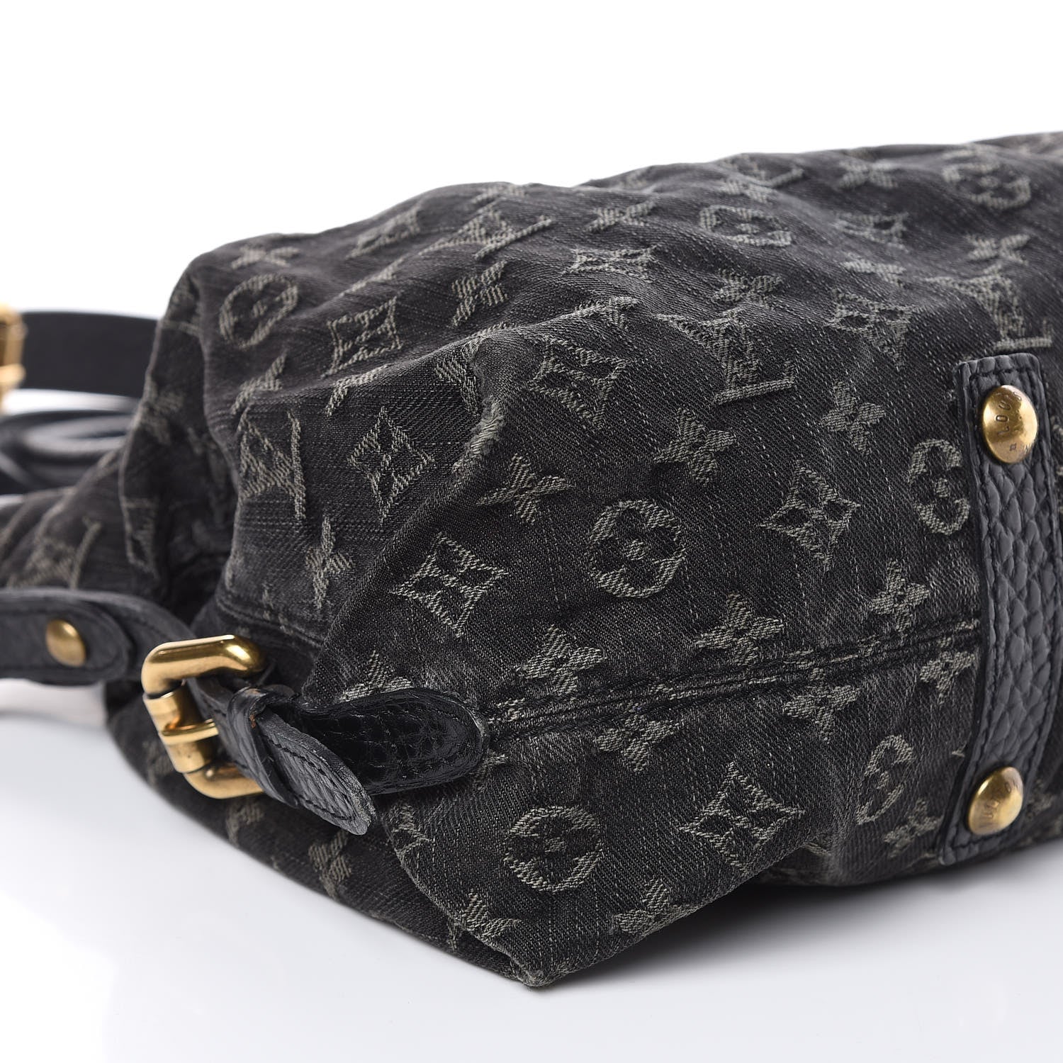 Louis Vuitton Denim Neo Cabby MM Black 7 of 17