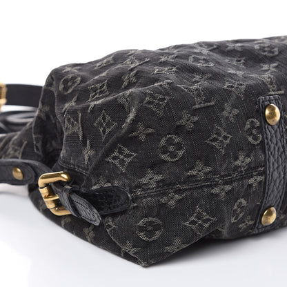 Louis Vuitton Denim Neo Cabby MM Black 7 of 17