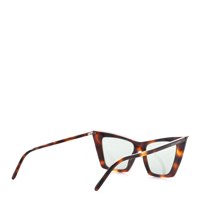 Saint Laurent Acetate SL 372 Cat Eye Sunglasses Havana Green 4 of 8