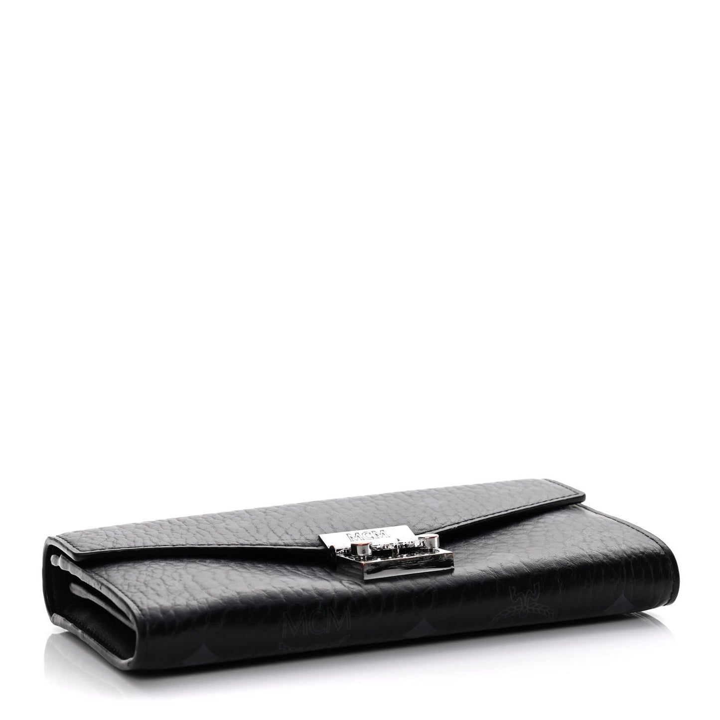 Visetos Large Patricia Wallet On Chain Black