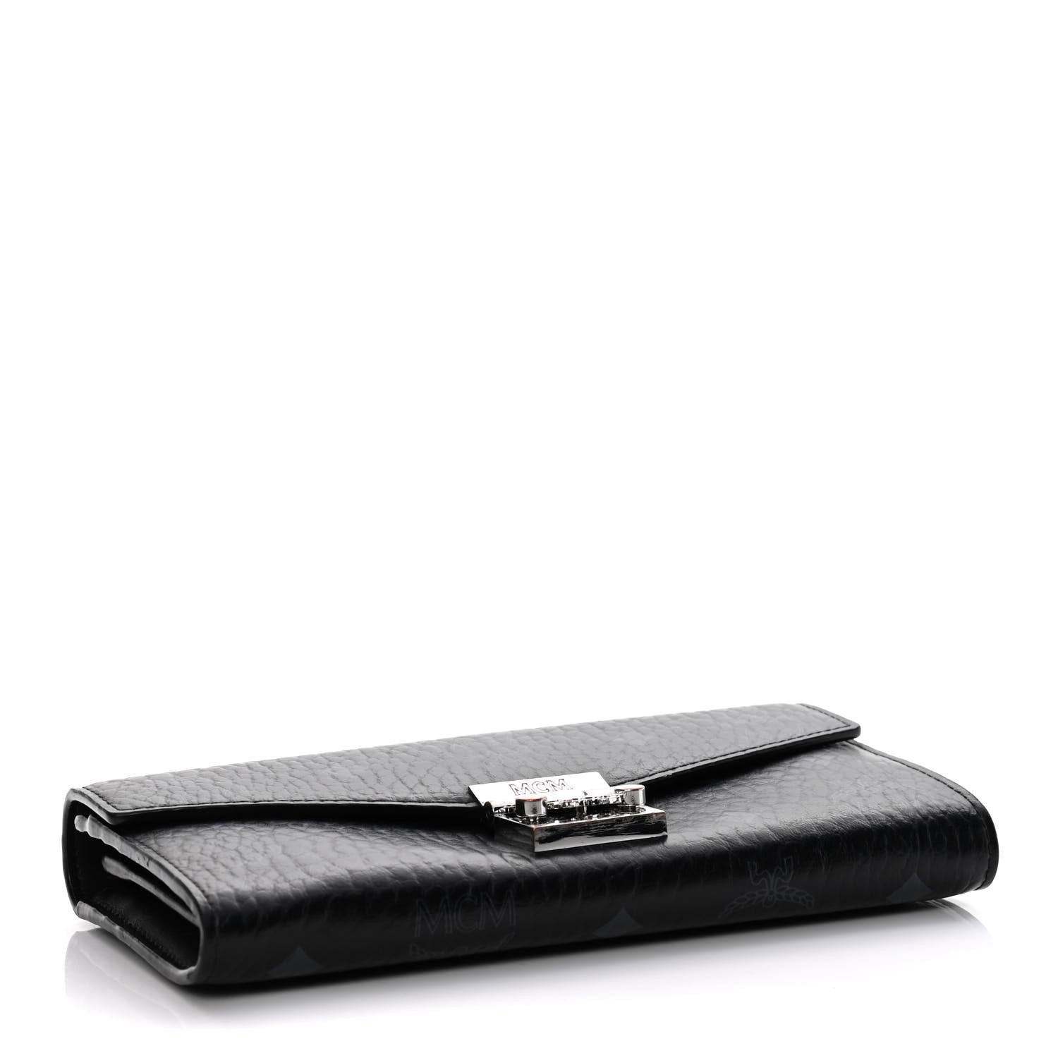 MCM Visetos Large Patricia Wallet On Chain Black 4 of 7