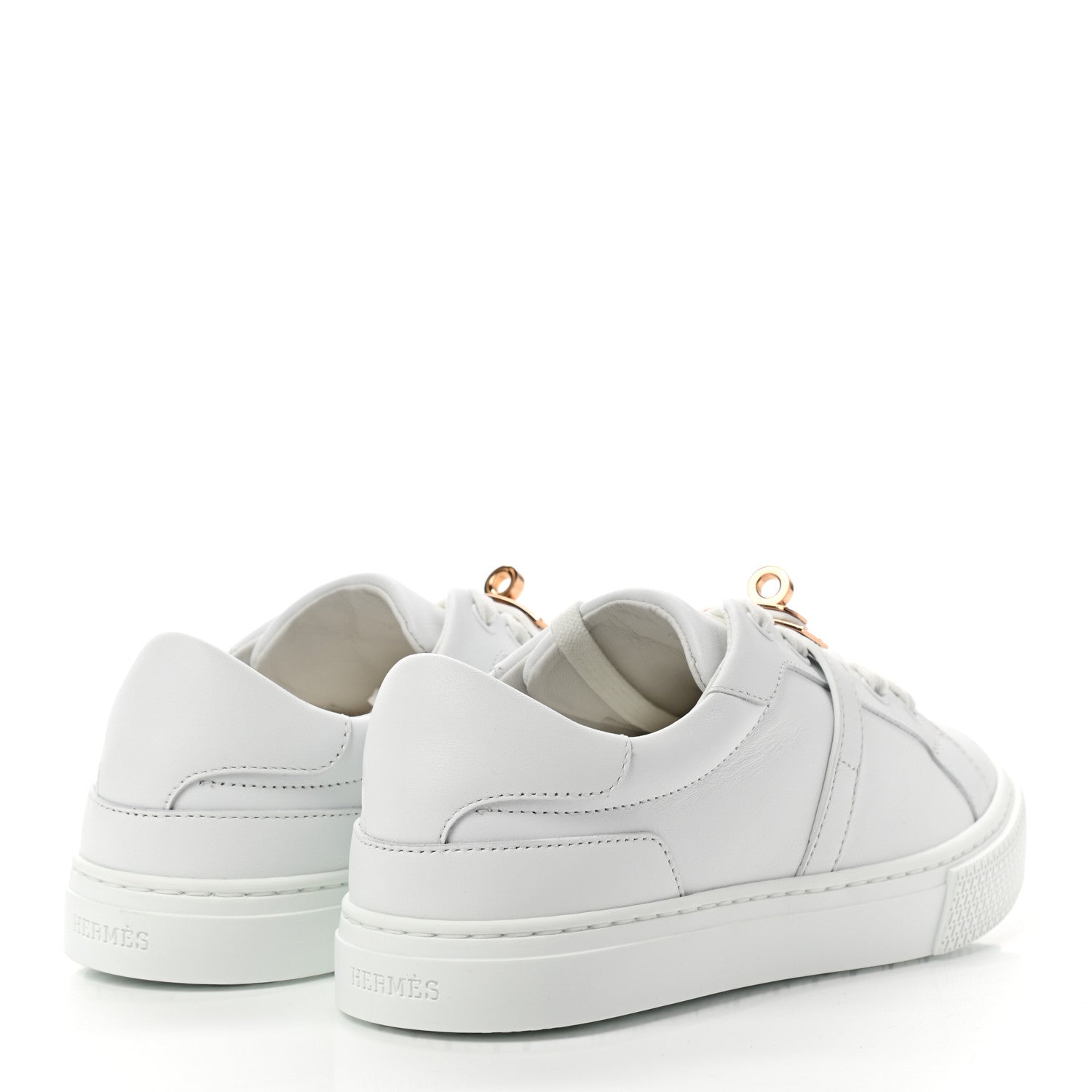 Hermes Calfskin Day Sneakers 35 White 4 of 8