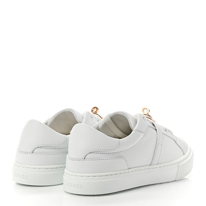 Hermes Calfskin Day Sneakers 35 White 4 of 8