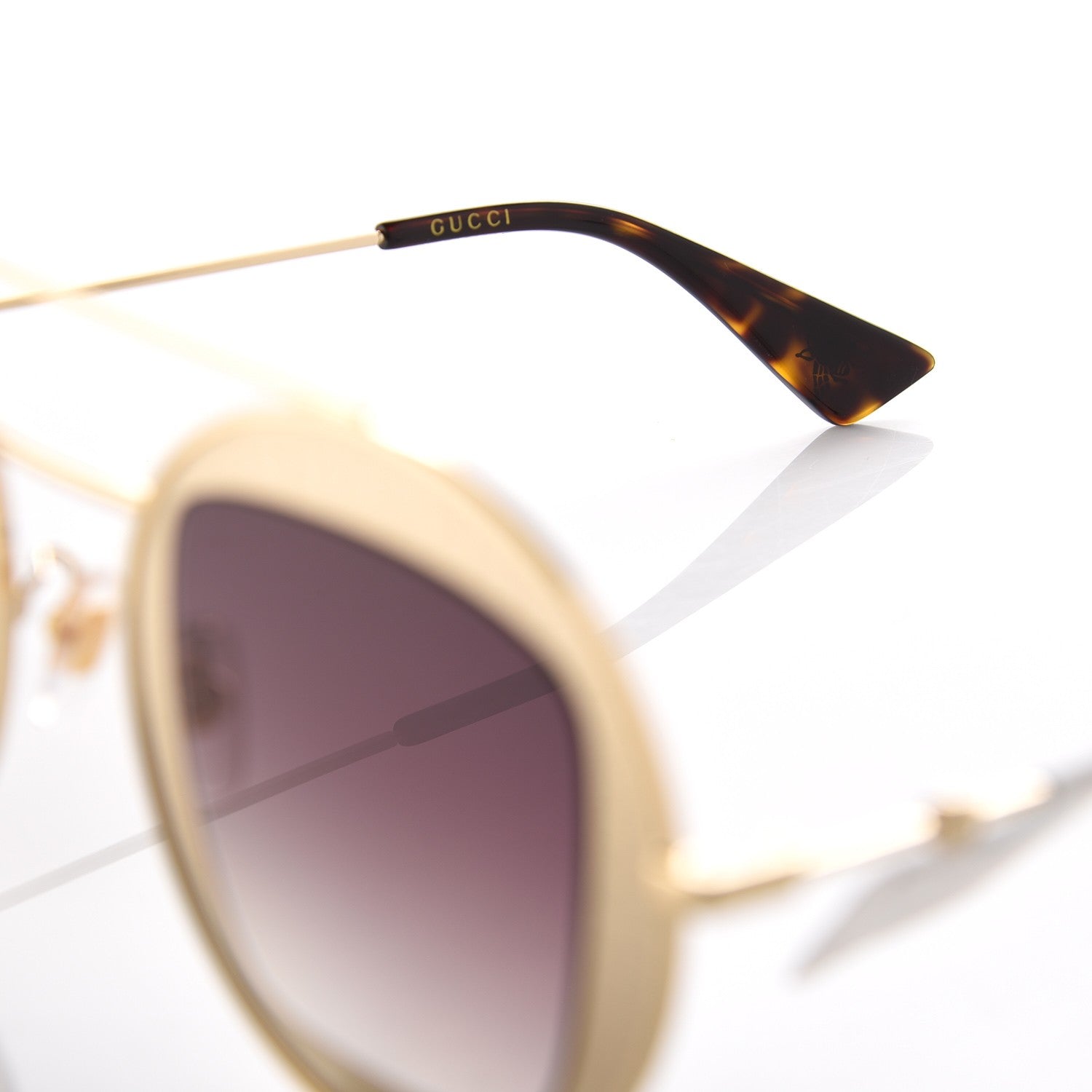 Gucci Sunglasses GG 0105S Gold 6 of 6