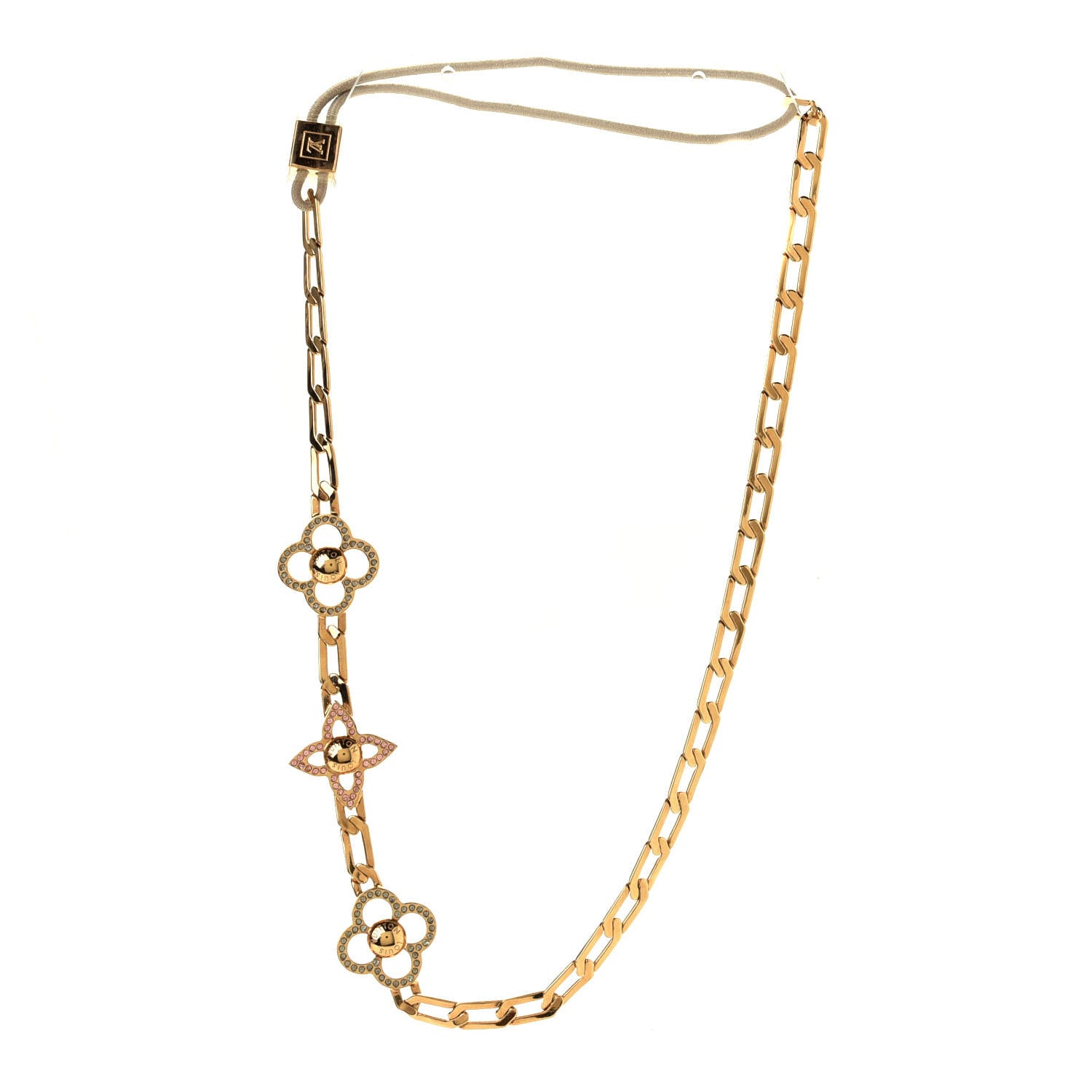 Louis Vuitton Brass Flower Power Headband 1 of 3