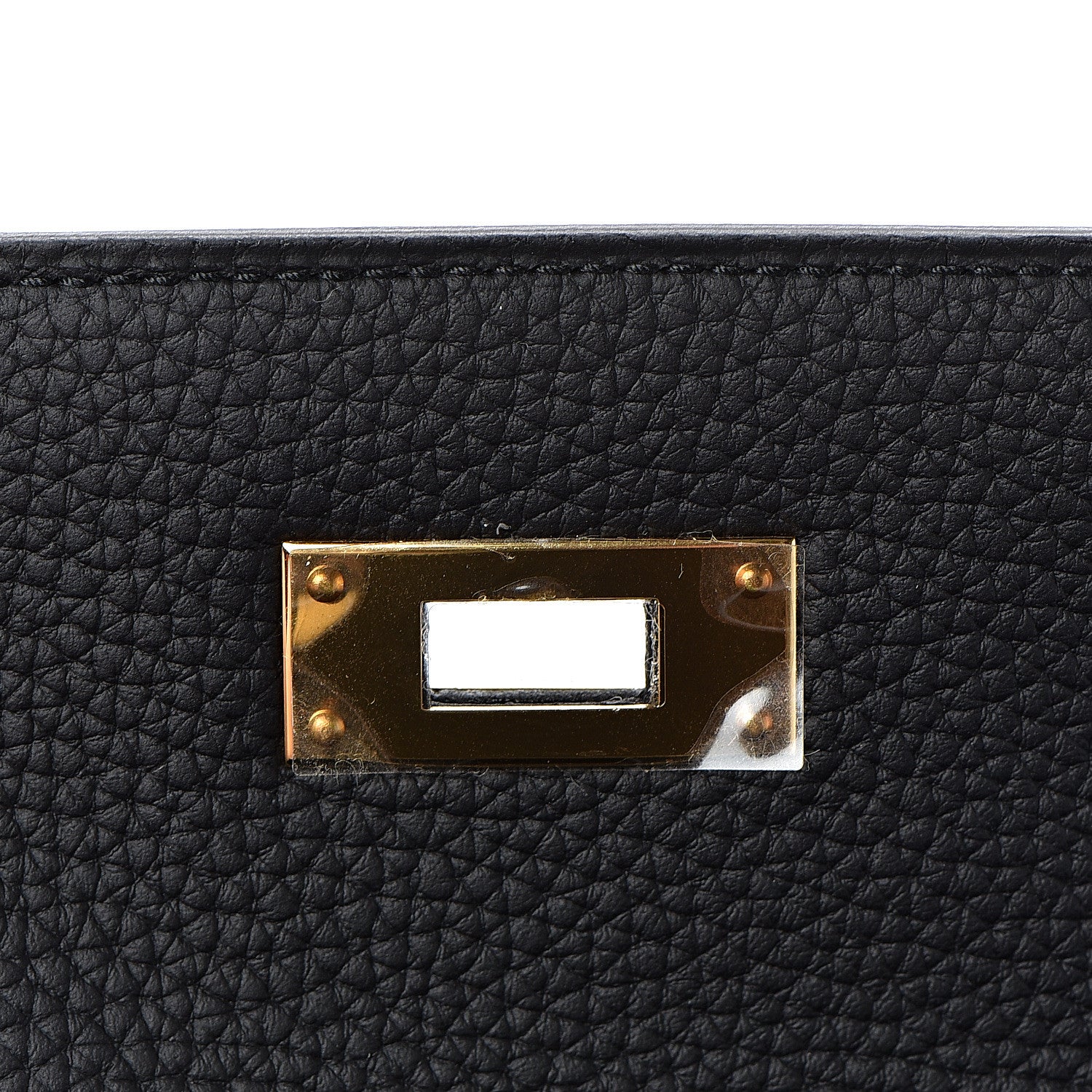 Hermes Togo Matte Alligator Kelly Retourne Touch 28 Black 21 of 39