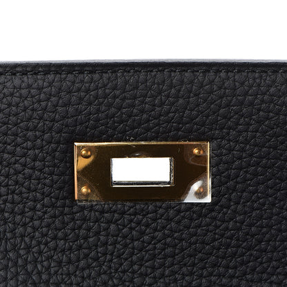 Hermes Togo Matte Alligator Kelly Retourne Touch 28 Black 21 of 39