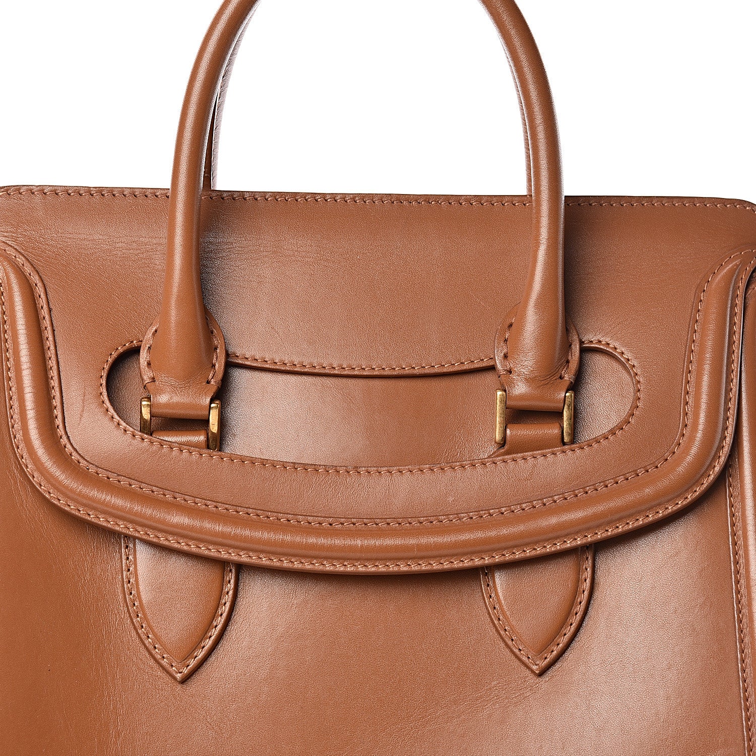 Alexander McQueen Calfskin Large Heroine Camel 14 of 14
