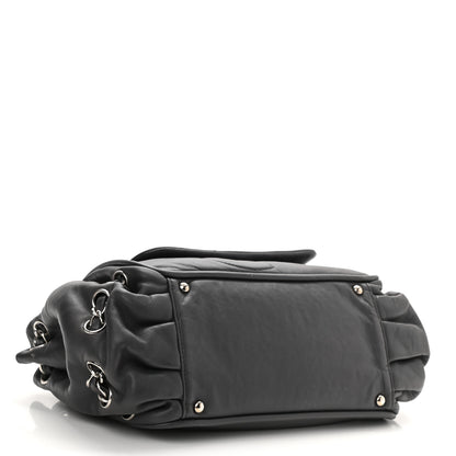 Chanel Lambskin Diagonal Ligne Accordion Flap Grey 4 of 10