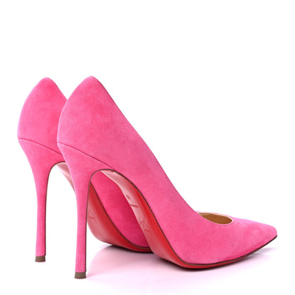Christian Louboutin Suede Decoltish 100 Pumps 40 Pink 5 of 10