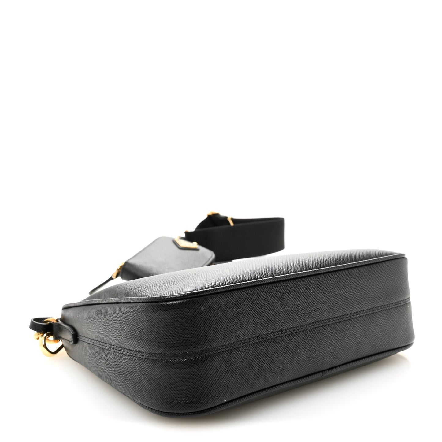 Saffiano Lux Re-Edition 2005 Shoulder Bag Black