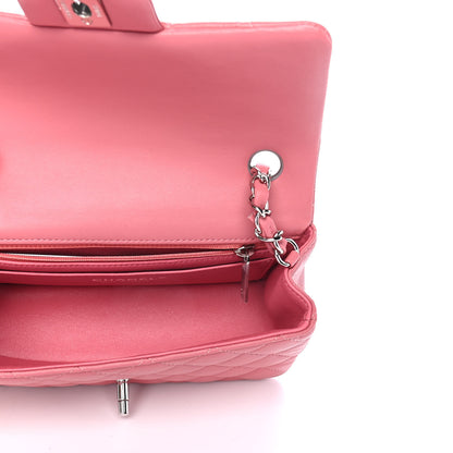 Chanel Lambskin Quilted Mini Rectangular Flap Pink 4 of 4