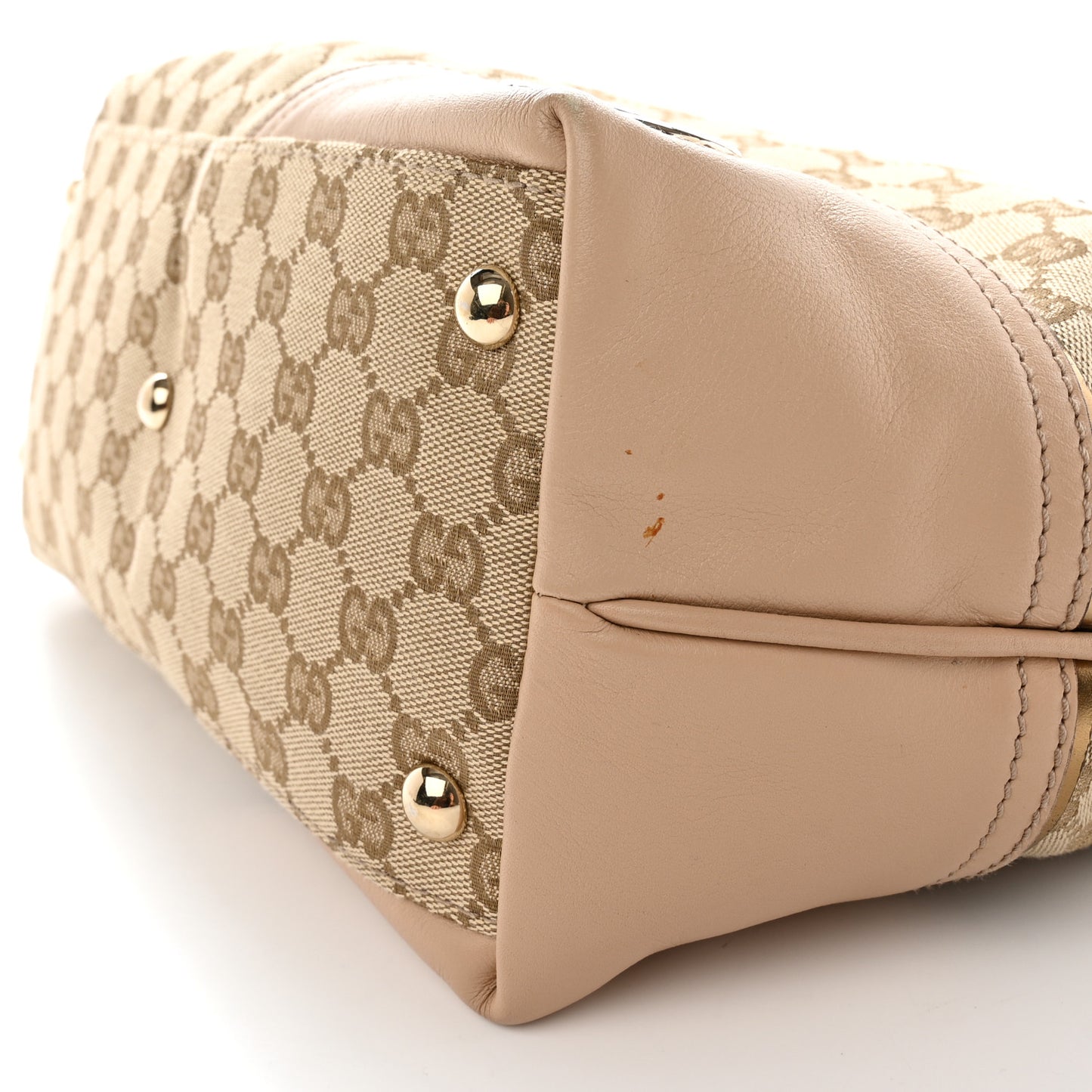 Monogram Medium New Britt Tote Beige