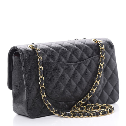 Chanel Caviar Quilted Medium Double Flap Black 4 of 12