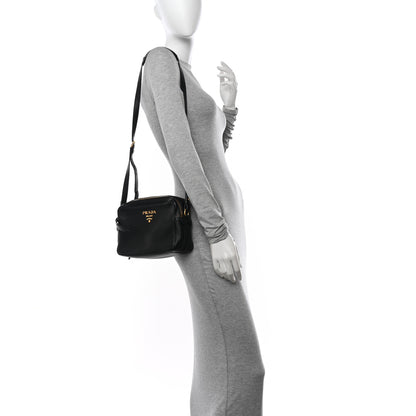 Prada Vitello Phenix Camera Bag Black 2 of 12
