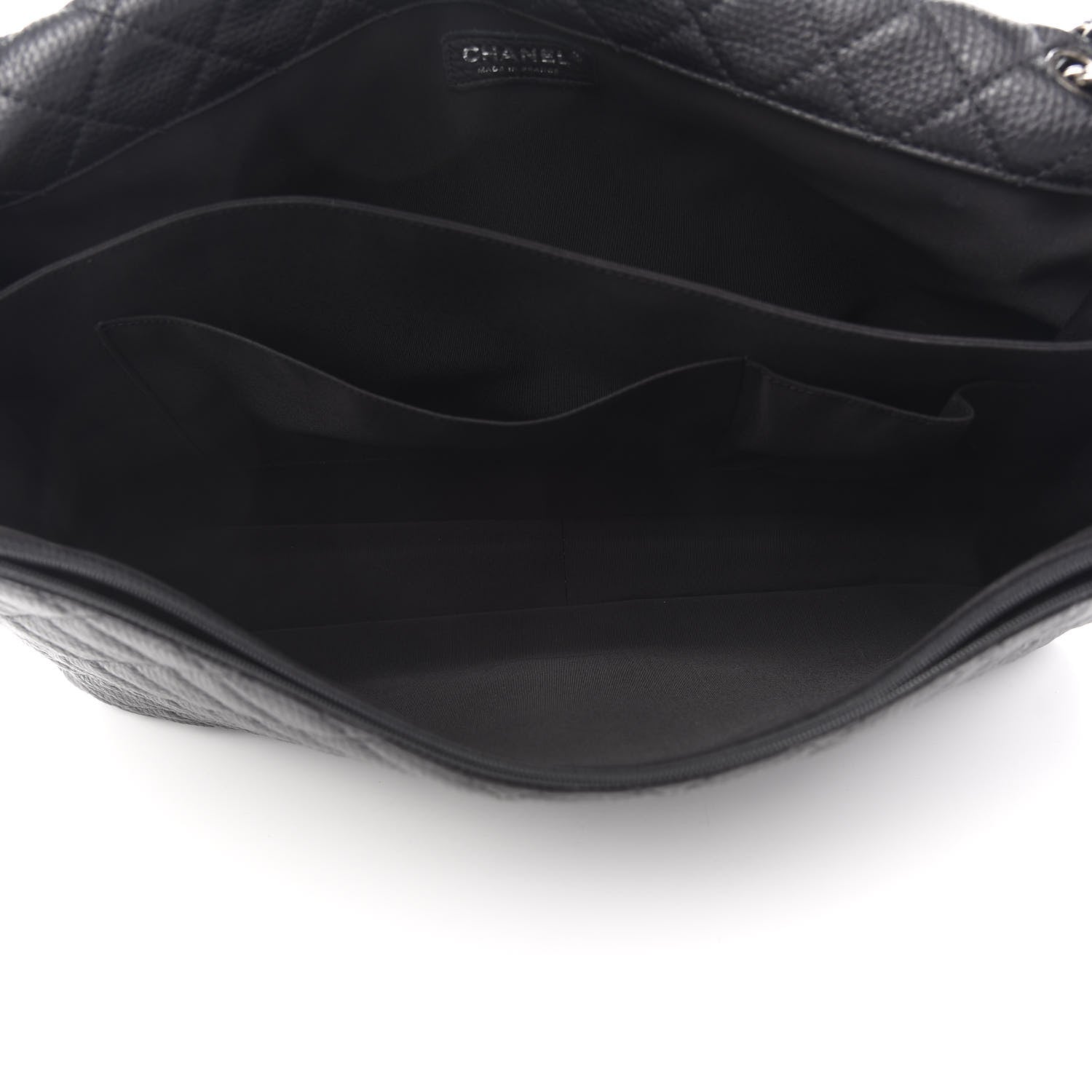 Chanel Calfskin Quilted XXL Travel Flap Bag Black 5 of 9