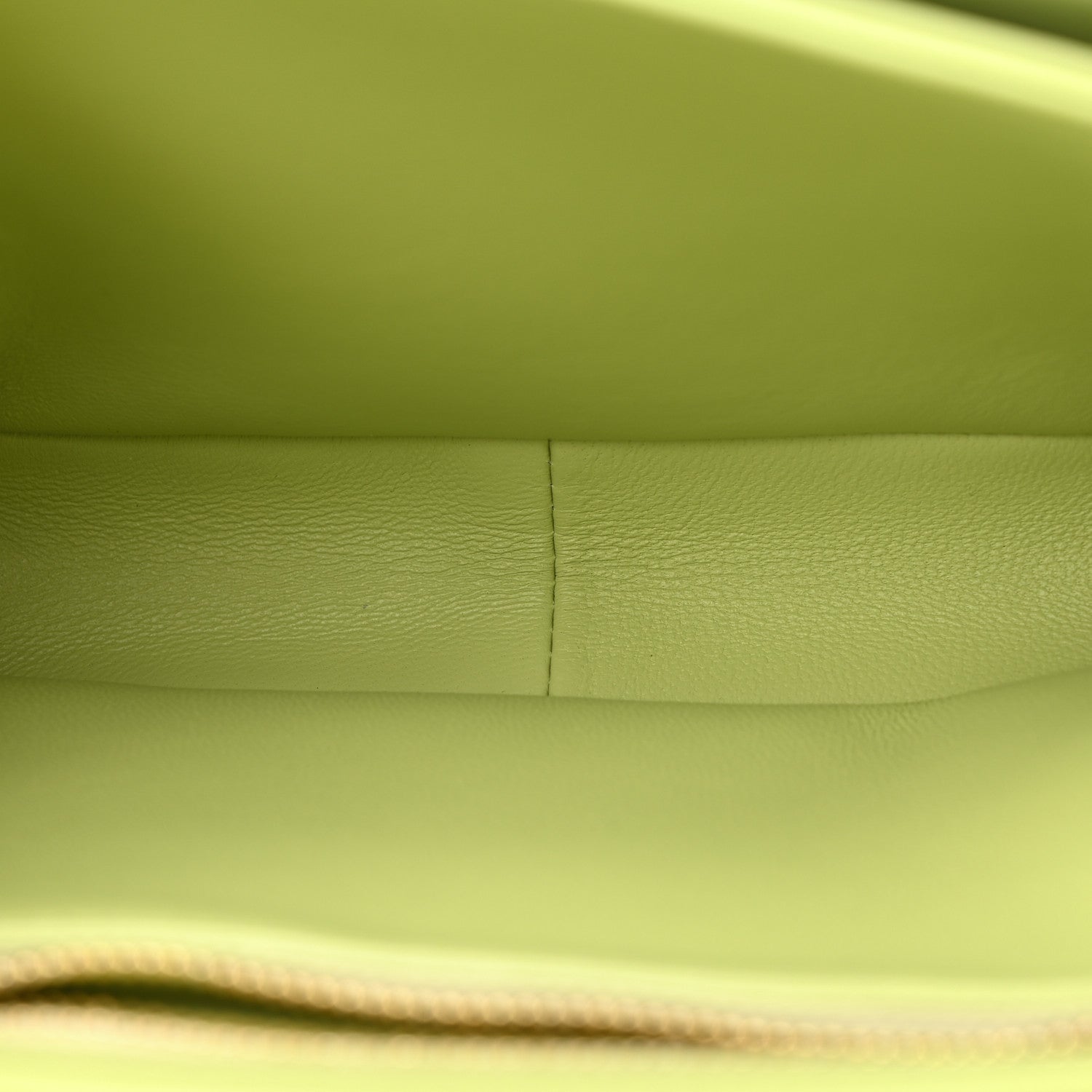 Celine Shiny Calfskin Teen Triomphe Almond Green 5 of 11