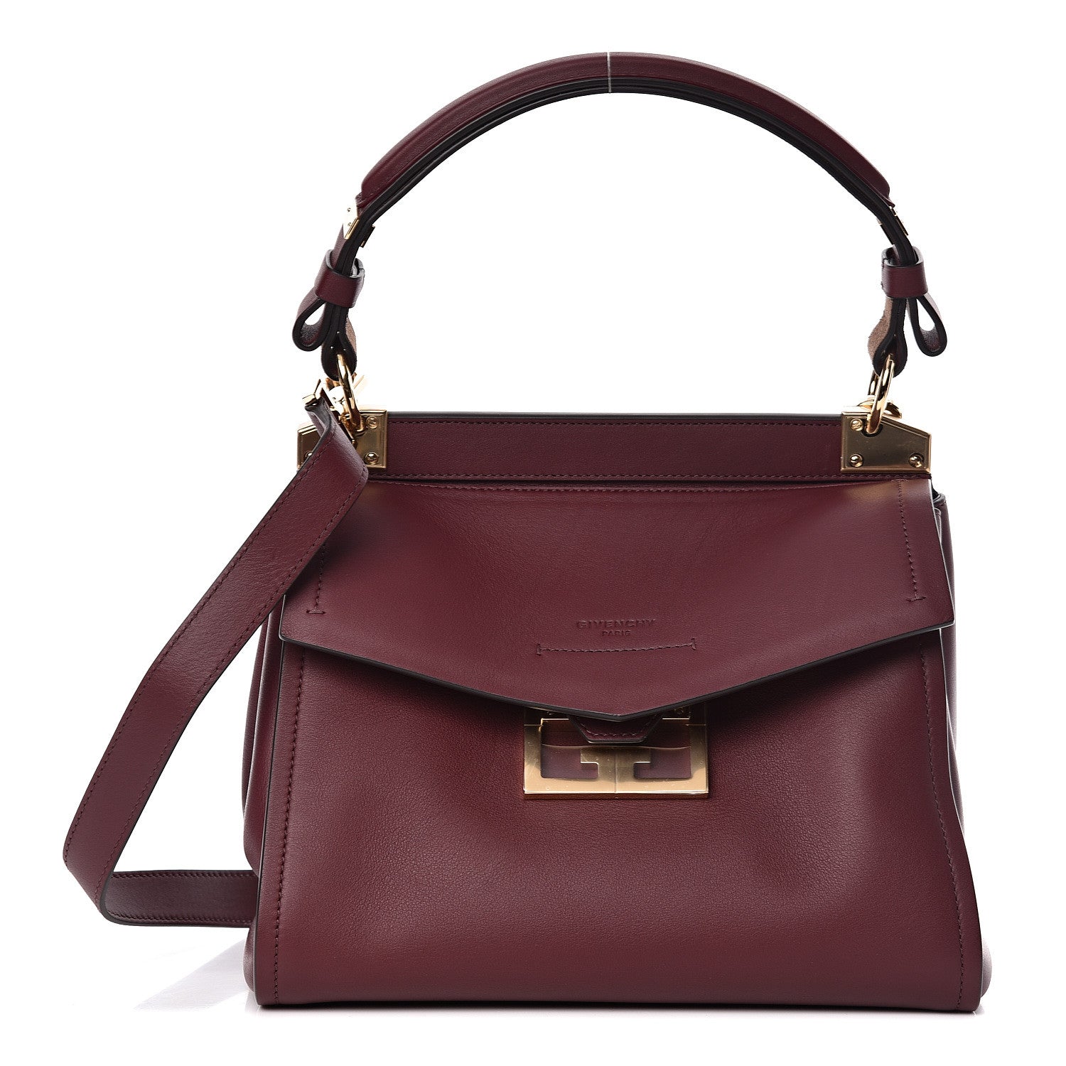 Givenchy Calfskin Small Mystic Shoulder Bag Aubergine 1 of 12