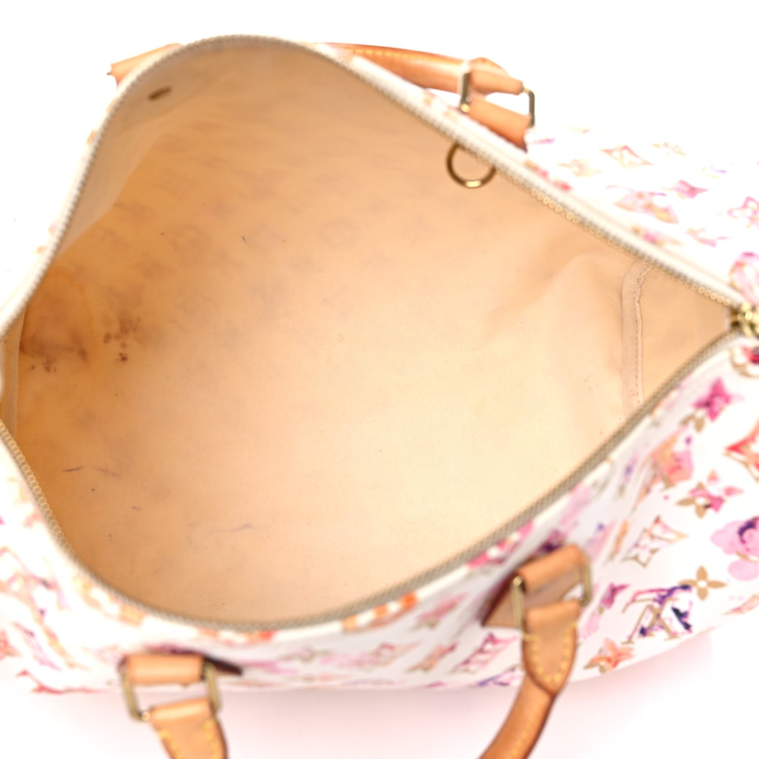 Louis Vuitton Watercolor Aquarelle Speedy 35 White 7 of 27