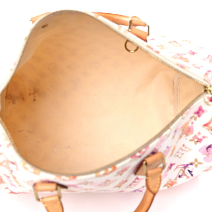 Louis Vuitton Watercolor Aquarelle Speedy 35 White 7 of 27
