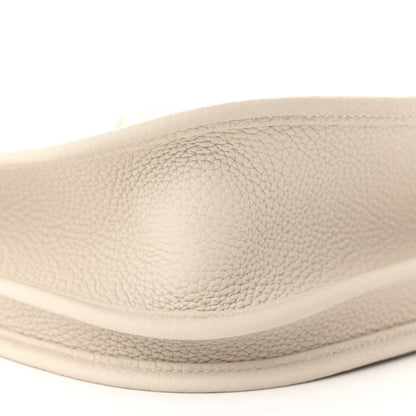 Hermes Taurillon Clemence Zigzag Sangle Evelyne III PM Beton Black White Deep Bleu 9 of 11