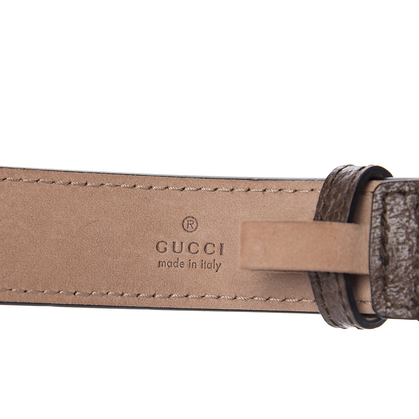 Calfskin Marmont Double G Bracelet Brown