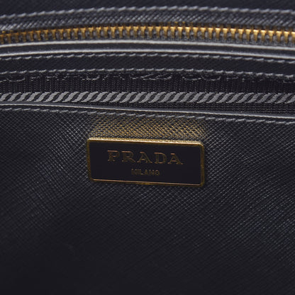 Prada Saffiano Medium Galleria Double Zip Tote Black 9 of 13