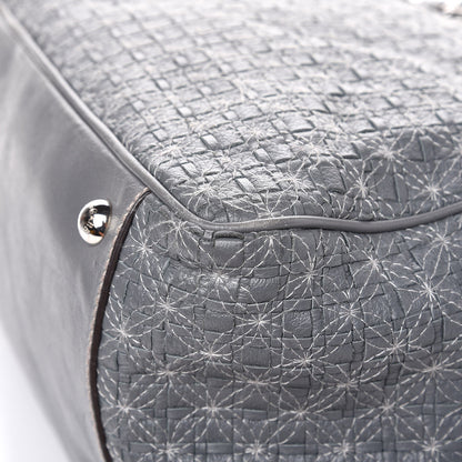 Dolce & Gabbana Woven Calfskin Miss Biz Bowler Grey 11 of 11