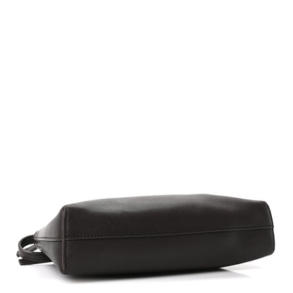 The Row Grained Calfskin Rene Crossbody Dark Brown 4 of 9