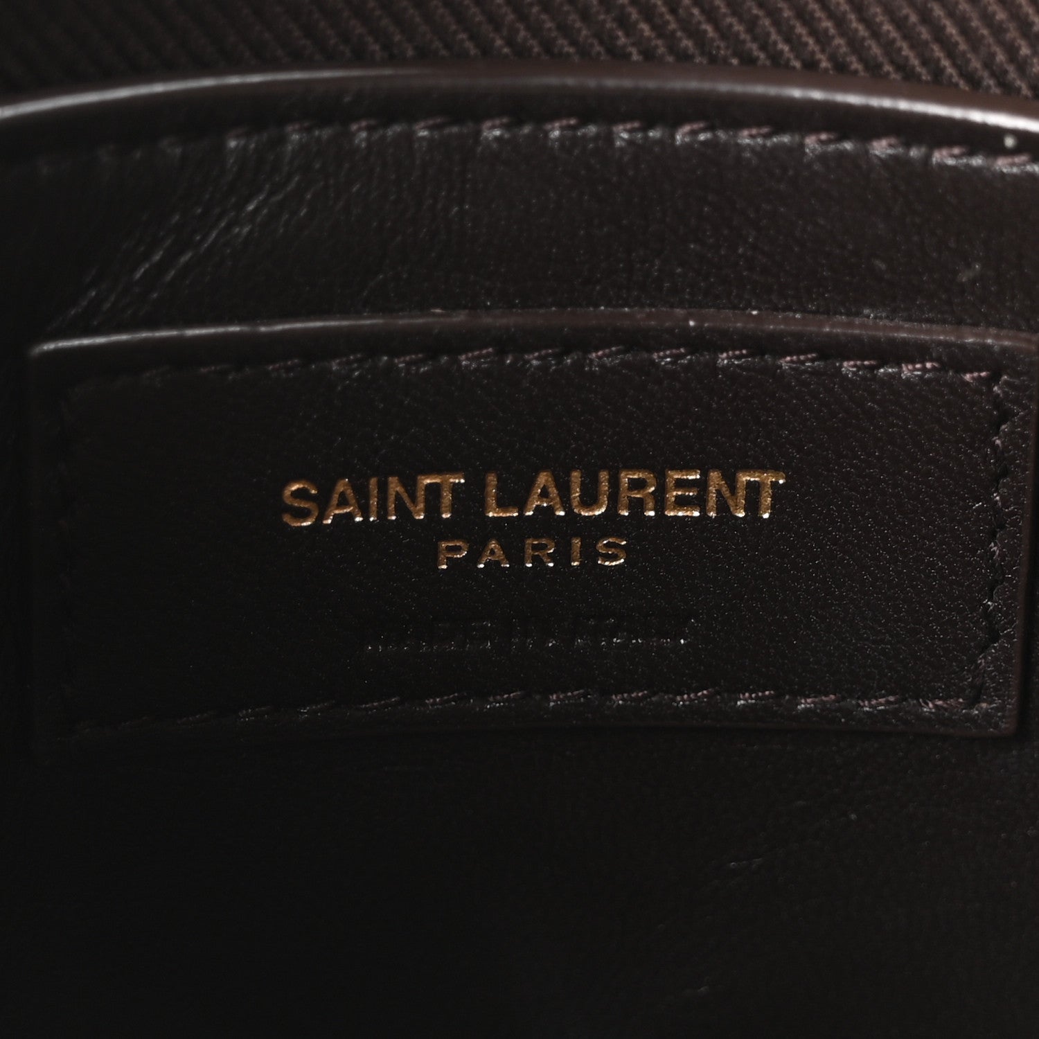 Saint Laurent Canvas Smooth Calfskin Le Monogramme Coeur Crossbody Chestnut 6 of 10