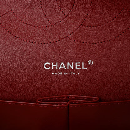 Chanel Caviar Quilted Jumbo Double Flap Dark Red 6 of 10
