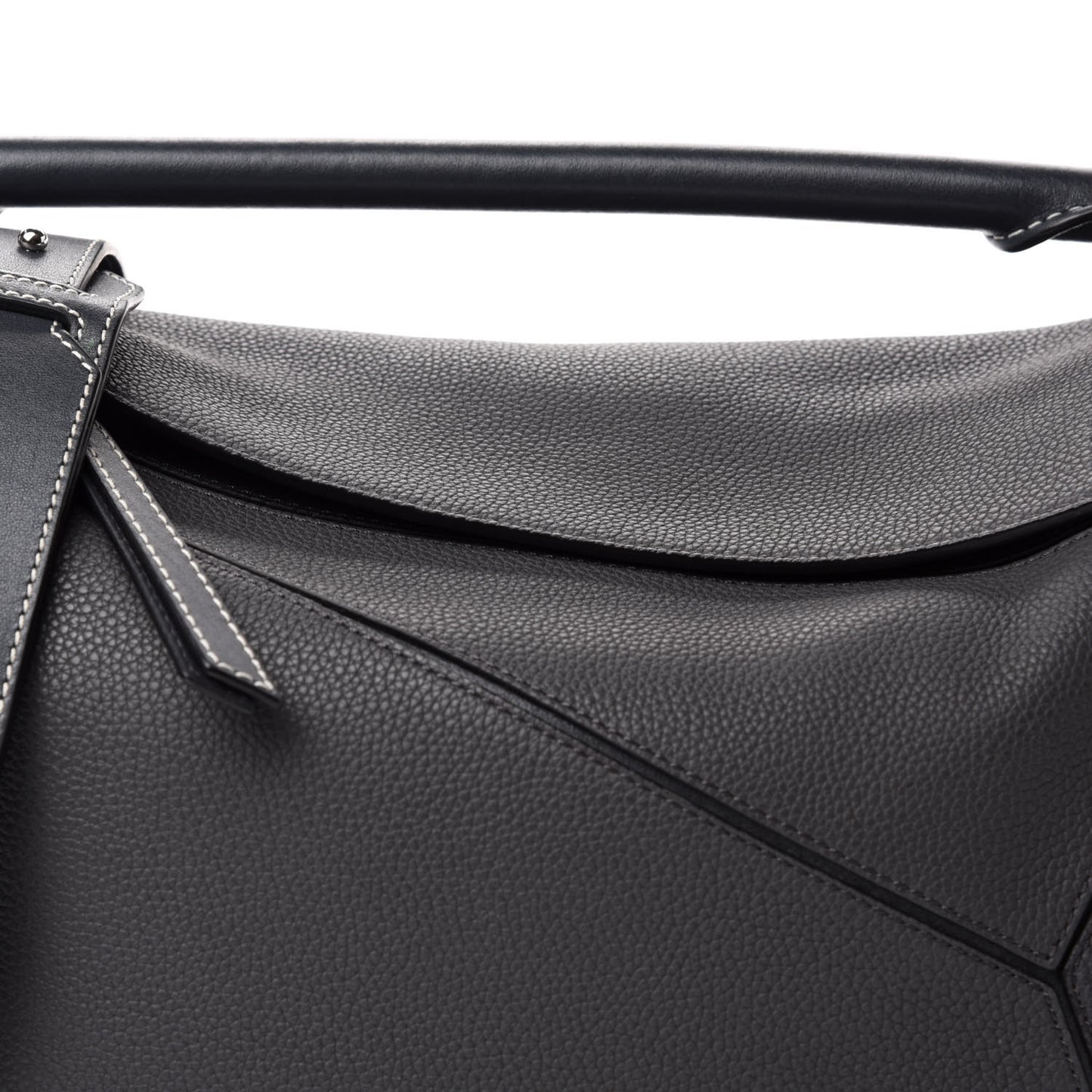 Calfskin Medium Puzzle Bag Grey
