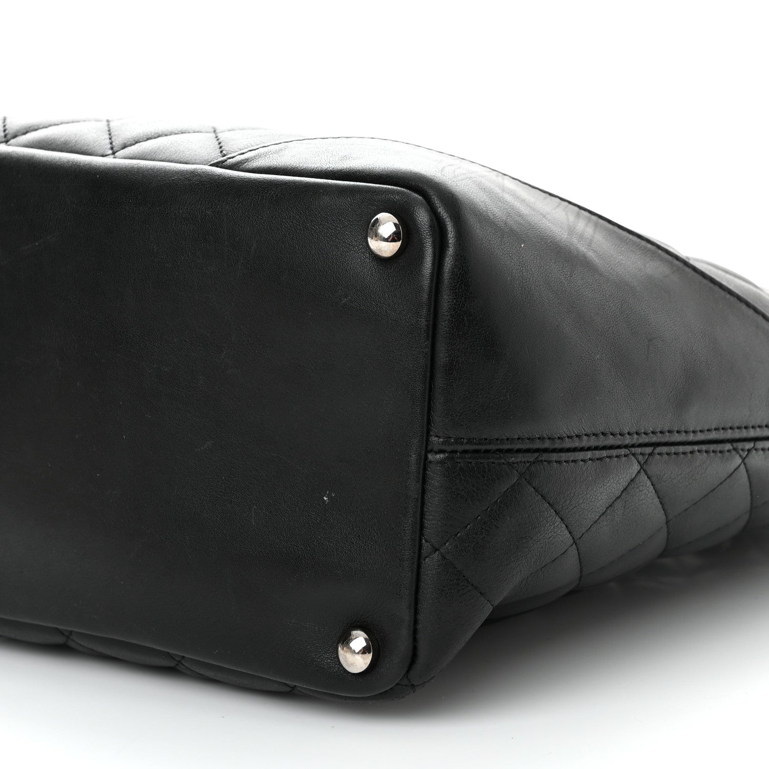 Chanel Calfskin Quilted Medium Cambon Tote Black 9 of 9