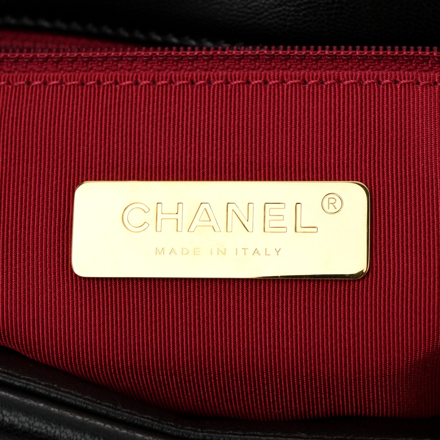 Chanel Goatskin Quilted Maxi Chanel 19 Flap Black 6 of 10