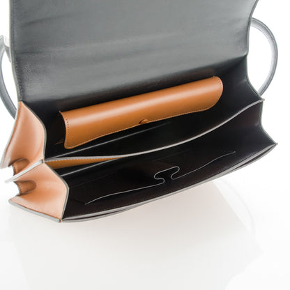 Celine Smooth Calfskin Bi-Color Large Case Camel 5 of 7