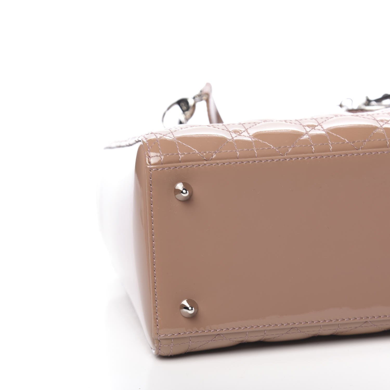 Christian Dior Patent Cannage Medium Lady Dior Brown 13 of 15