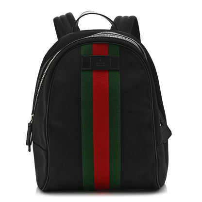 Gucci Techno Canvas Web Backpack Black 1 of 10