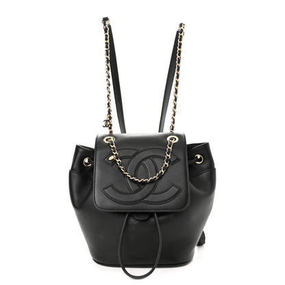Chanel Lambskin CC Mania Backpack Black 1 of 10