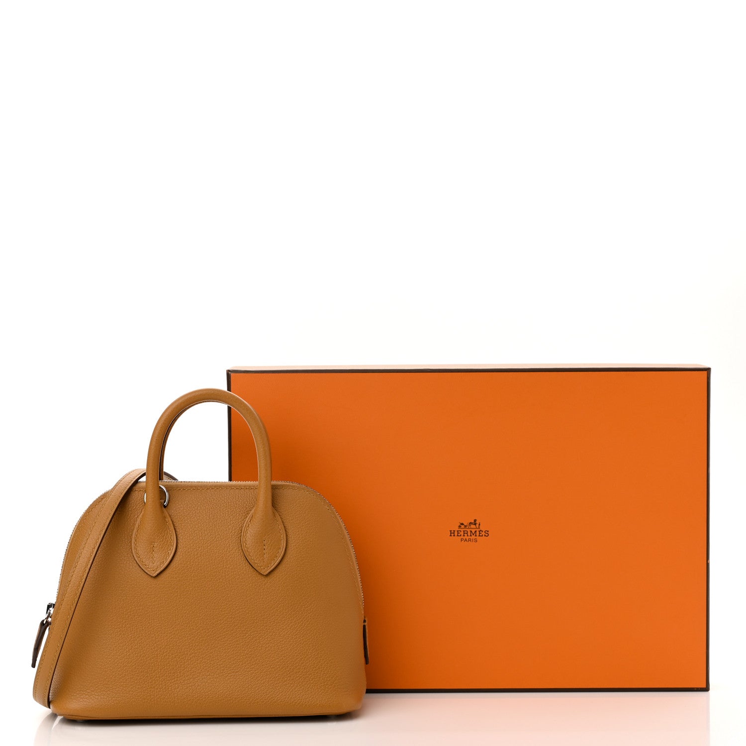 Hermes Evercolor Mini 1923 Bolide Caramel Rose D'Ete 11 of 11