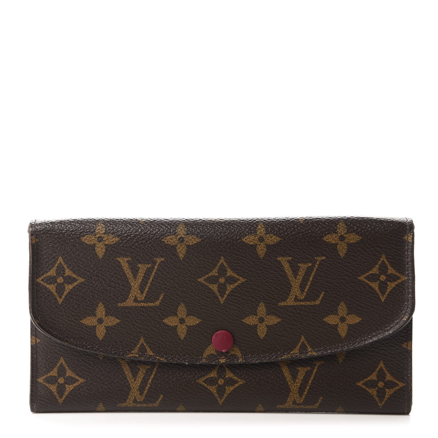 Louis Vuitton Monogram Emilie Wallet Fuchsia 1 of 6