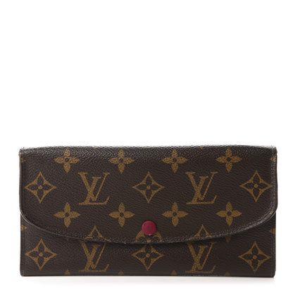 Louis Vuitton Monogram Emilie Wallet Fuchsia 1 of 6
