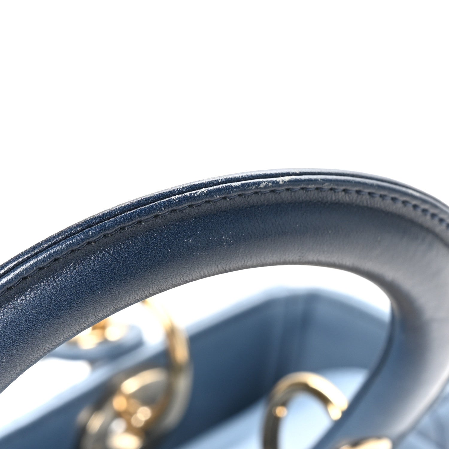 Christian Dior Lambskin Cannage Gradient Medium Lady Dior Blue 11 of 13