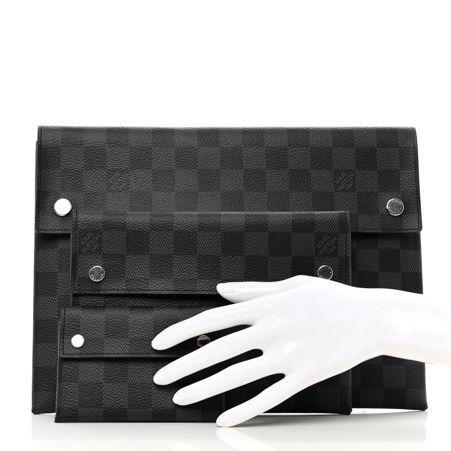 Damier Graphite Alpha Triple Pochette