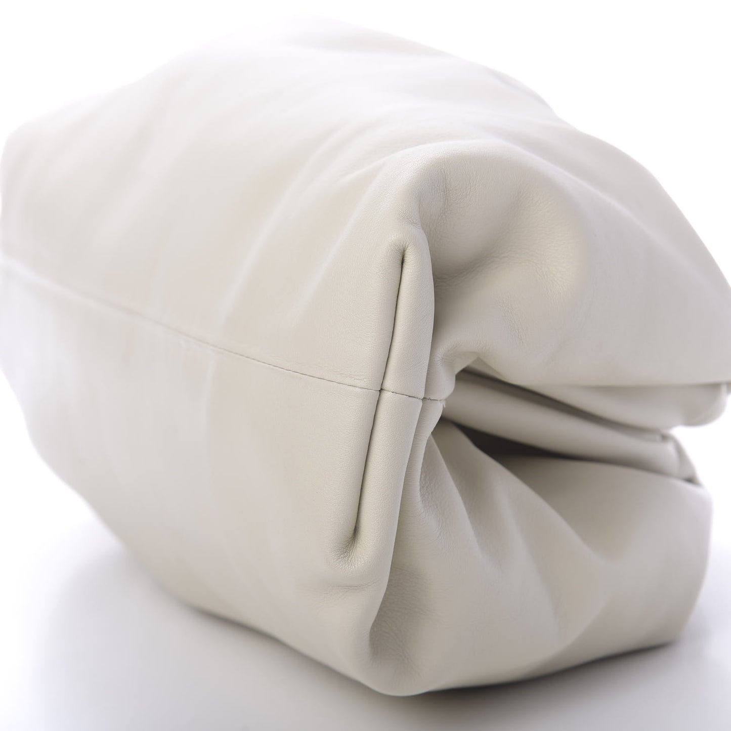 Smooth Butter Calf The Pouch Oversized Clutch Plaster