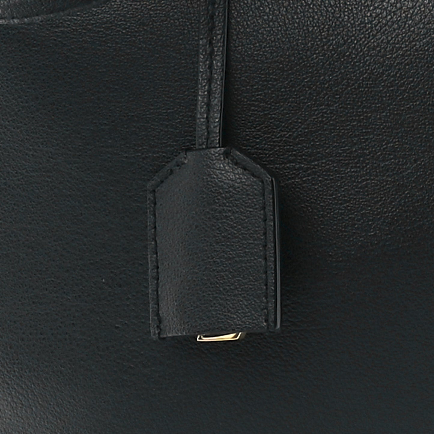 Calfskin Toy Shopping Tote Black