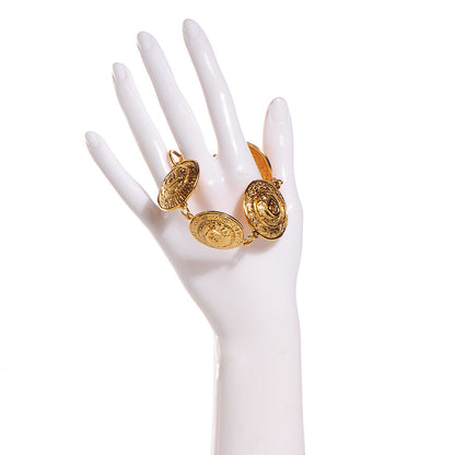 Chanel Medallion Bracelet Gold 8 of 12