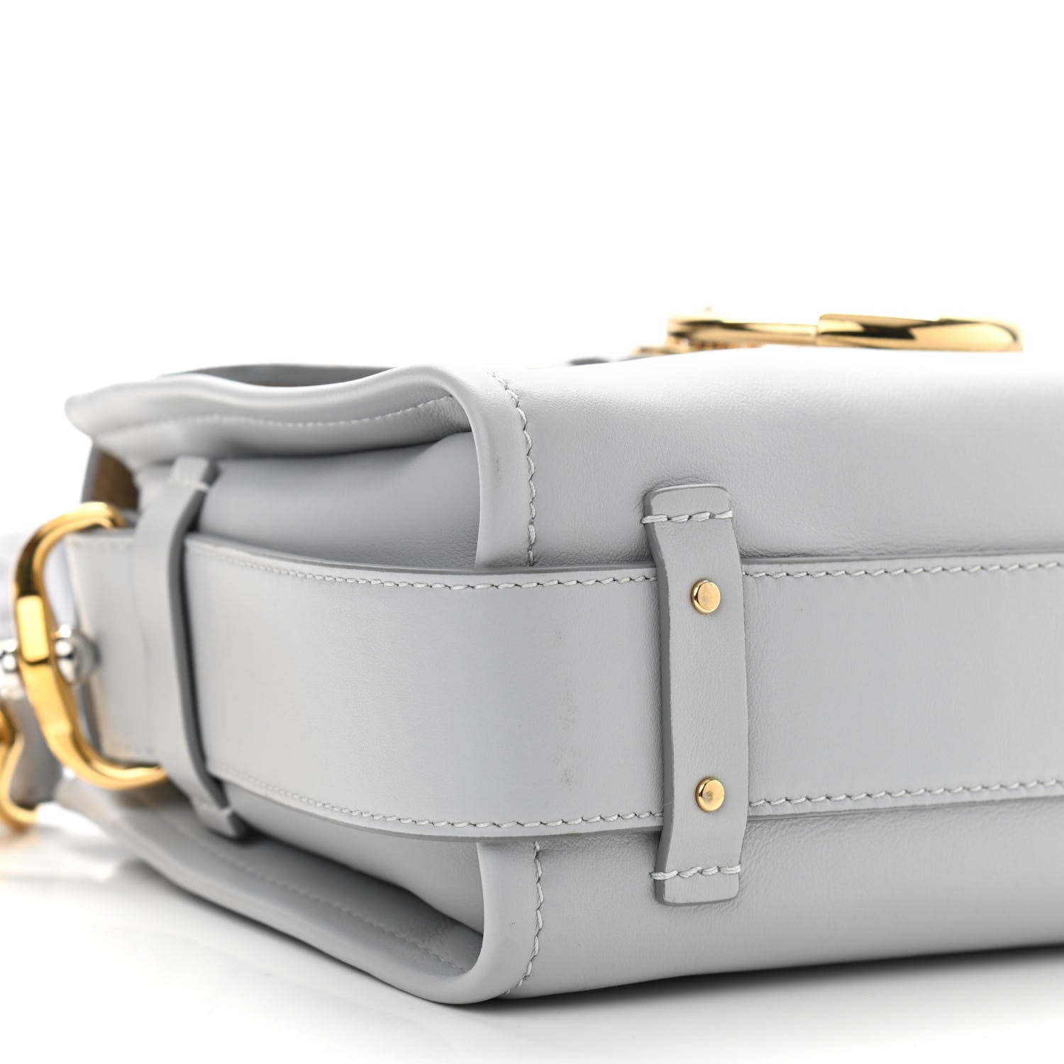 Chloe Calfskin Mini Tess Day Bag Light Cloud 9 of 10